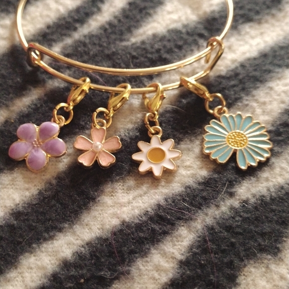 Enamel Charm Gold Bracelet - Picture 2 of 2